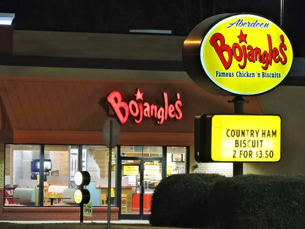 Bojangles breakfast and chicken franchise