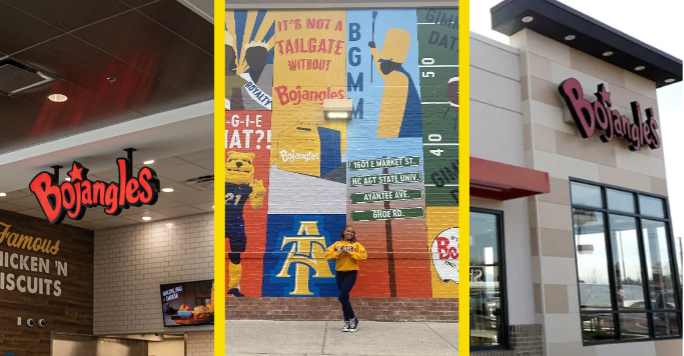 Bojangles non-traditional franchise opportunities in airports, campuses and travel centers